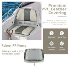 Load image into Gallery viewer, Folding Boat Seat with Waterproof Low Back
