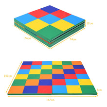Load image into Gallery viewer, Foldable Patchwork Baby Floor Mats with Waterproof Surface
