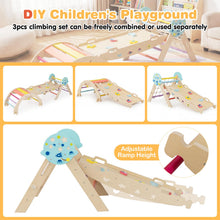 Load image into Gallery viewer, Foldable Climbing Toys with Arch and Climber for Toddlers
