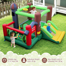 Load image into Gallery viewer, Kids Bounce Castle, Inflatable Trampoline Bouncy House with Dual Slides
