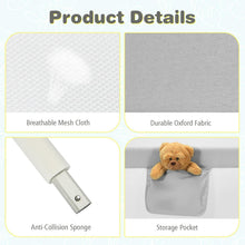 Load image into Gallery viewer, 175 cm Infant Safety Bed Guardrail with Anti-Collision Cotton and Side Pocket
