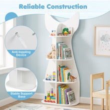 Load image into Gallery viewer, Fish-Shaped Toddler Book Toy Organizer Display Rack

