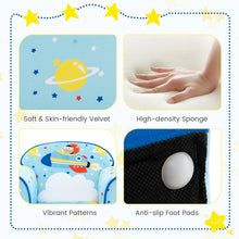 Load image into Gallery viewer, Kids Sofa Chair, Wooden Children Armchair with Cute Pattern and Non-slip Foot Pads
