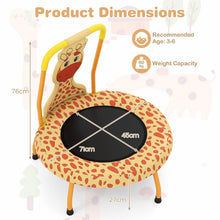 Load image into Gallery viewer, Cute Children Exercise Rebounder with Foam Handle and Padded Safety Cover

