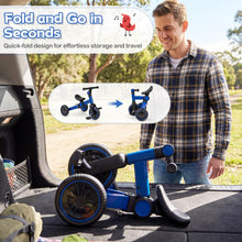Load image into Gallery viewer, 5-In-1 Toddler Bike Kids Balance Bike with Removable Pedals
