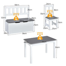 Load image into Gallery viewer, Wooden Kids Table and Chair Set
