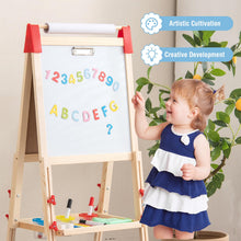 Load image into Gallery viewer, 3 in 1 Height Adjustable Art Easel with Whiteboard &amp; Chalkboard
