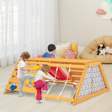 Load image into Gallery viewer, 5 in 1 Kids Climbing Set, Toddler Climbing Frame with Slide

