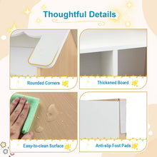 Load image into Gallery viewer, Kids Bookshelf, 3-Tier Wooden Toddler Book Toy Organizer
