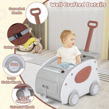 Load image into Gallery viewer, 2 in 1 Toddler Toy Cart with Parent Handle
