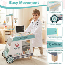 Load image into Gallery viewer, Kids Role Play Medical Station Cart with CT Machine
