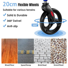 Load image into Gallery viewer, Rollator Walkers 4 Wheels Folding Medical Walking Aid with Seats
