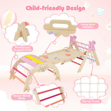 Load image into Gallery viewer, 3-Piece Foldable Toddler Climbing Toys with Climber Rope and Maze Game
