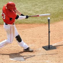 Load image into Gallery viewer, Height Adjustable Baseball Batting Tee with Soft Rubber Topper
