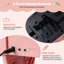 Load image into Gallery viewer, Mini Electric Toddler Keyboard with Microphone (High Stand with Stool)
