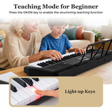 Load image into Gallery viewer, 61 Key Keyboard Piano, Portable Digital Piano with 200 Rhythms
