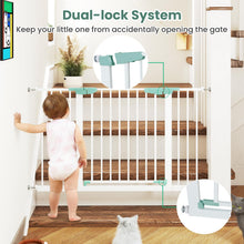 Load image into Gallery viewer, Safety Gate, 80-132cm Pressure Fit Baby Gates with Auto-Close Door
