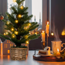 Load image into Gallery viewer, Pre-lit Artificial Mini Christmas Tree with 96 Branch Tips
