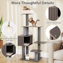 Load image into Gallery viewer, Multi-level Cat Tree for Indoor Cat with Cushion Top Perch
