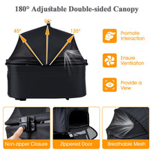 Load image into Gallery viewer, 3 in 1 Folding Dog Pram with Detachable Car Seat Carrier
