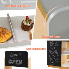 Load image into Gallery viewer, Pretend Play Grocery Store Set with Shopping Cart and 2 Chalkboards
