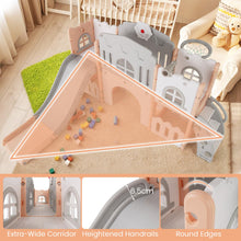Load image into Gallery viewer, All in 1 Toddler Slide Playset Freestanding Kids Slide with Tunnel
