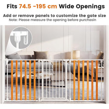 Load image into Gallery viewer, Freestanding Dog Stair Gates Pet Safety Fence for Doorway Hallway Stairway
