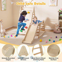 Load image into Gallery viewer, 3-In-1 Jungle Gym with Extended Slide and Rock Climbing
