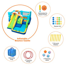 Load image into Gallery viewer, 7 in 1 Kids Bouncy House with Climbing Wall
