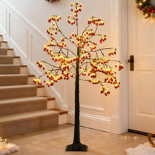 Load image into Gallery viewer, 50CM/5FT Christmas Tree, Artificial Xmas Tree with Bendable Branches, 384 Red Balls
