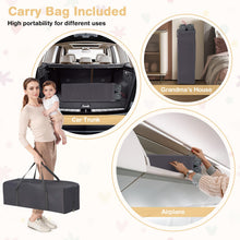 Load image into Gallery viewer, 3 in 1 Portable Travel Cot, Folding Baby Bassinet and Activity Playpen with Changing Table
