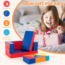 Load image into Gallery viewer, 8-Piece Kids Play Sofa Set, Convertible Toddler Chair Couch
