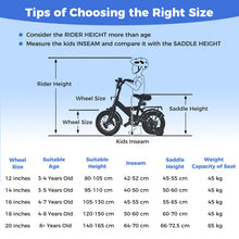 Load image into Gallery viewer, Kids Bike, Children's Training Bicycle | Toddler Bike with 2 Training Wheels, Removable Basket
