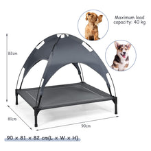 Load image into Gallery viewer, Elevated Dog Bed with Removable Canopy
