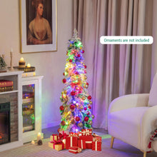 Load image into Gallery viewer, 4FT/5FT Artificial Slim Xmas Tree with PVC Branch Tips
