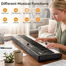 Load image into Gallery viewer, Electric Piano with Adjustable Stand &amp; Stool, 128 Rhythms
