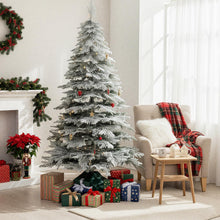Load image into Gallery viewer, 180CM Artificial Christmas Tree Hinged Holiday Tree with Lush Branch Tips
