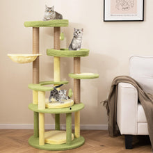 Load image into Gallery viewer, Cat Tree, Modern Cat Tower with Scratching Posts
