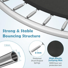 Load image into Gallery viewer, 10ft Trampoline, Outdoor Rebounder Trampoline with Safety Enclosure Net and Ladder
