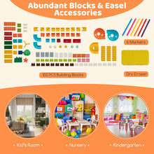 Load image into Gallery viewer, 6 in 1 Foldable Toddler Activity Table and Chair Set with Reversible Tabletop
