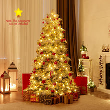 Load image into Gallery viewer, Artificial Xmas Tree Flocked Christmas Tree with Branch Tips
