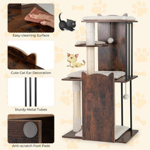 Load image into Gallery viewer, 112 CM Tall Modern Cat Tree for Indoor Cats
