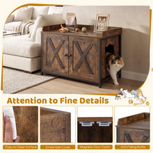 Load image into Gallery viewer, Cat Litter Box Enclosure, Kitty Hidden Washroom Toilet
