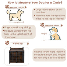 Load image into Gallery viewer, Dog Crate Furniture with Storage Shelves
