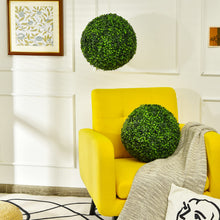Load image into Gallery viewer, 2PCS Artificial Topiary Ball 40cm Decorative Realistic Round Topiary Plant
