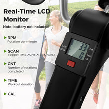 Load image into Gallery viewer, Under Desk Exercise Bike Pedal Exerciser with LCD Display for Legs and Arms Workout
