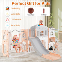 Load image into Gallery viewer, 10 in 1 Toddler Swing and Slide Set Kids Indoor Playground
