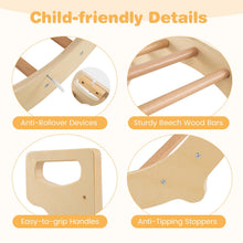 Load image into Gallery viewer, Kids Climbing Arch Sensory Table with Removable Collapsible Storage Bin and Rocker Board
