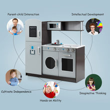 Load image into Gallery viewer, Wooden Kids Pretend Kitchen Play Set
