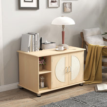Load image into Gallery viewer, Cat Litter Box Enclosure, Wooden Hidden Kitty Washroom Storage Bench
